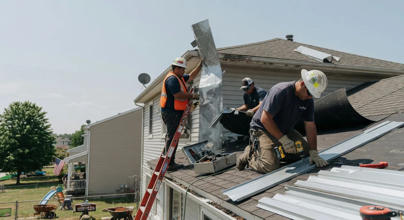Storm Damage Metal Roof Repair in Sharptown, MD